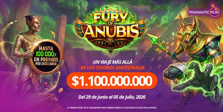 Promoción de Red Fury of Anubis por Pragmatic Play
